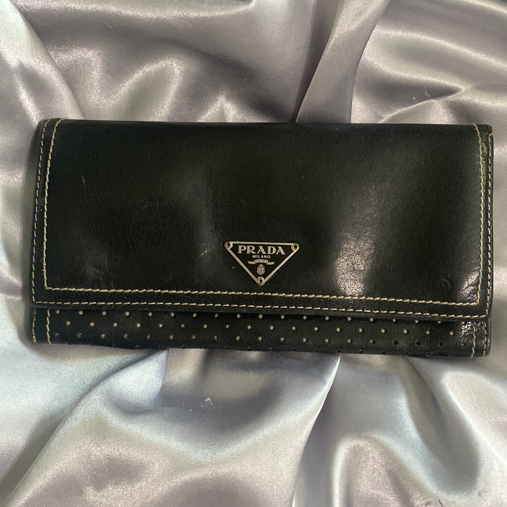Vintage Prada Leather Wallet